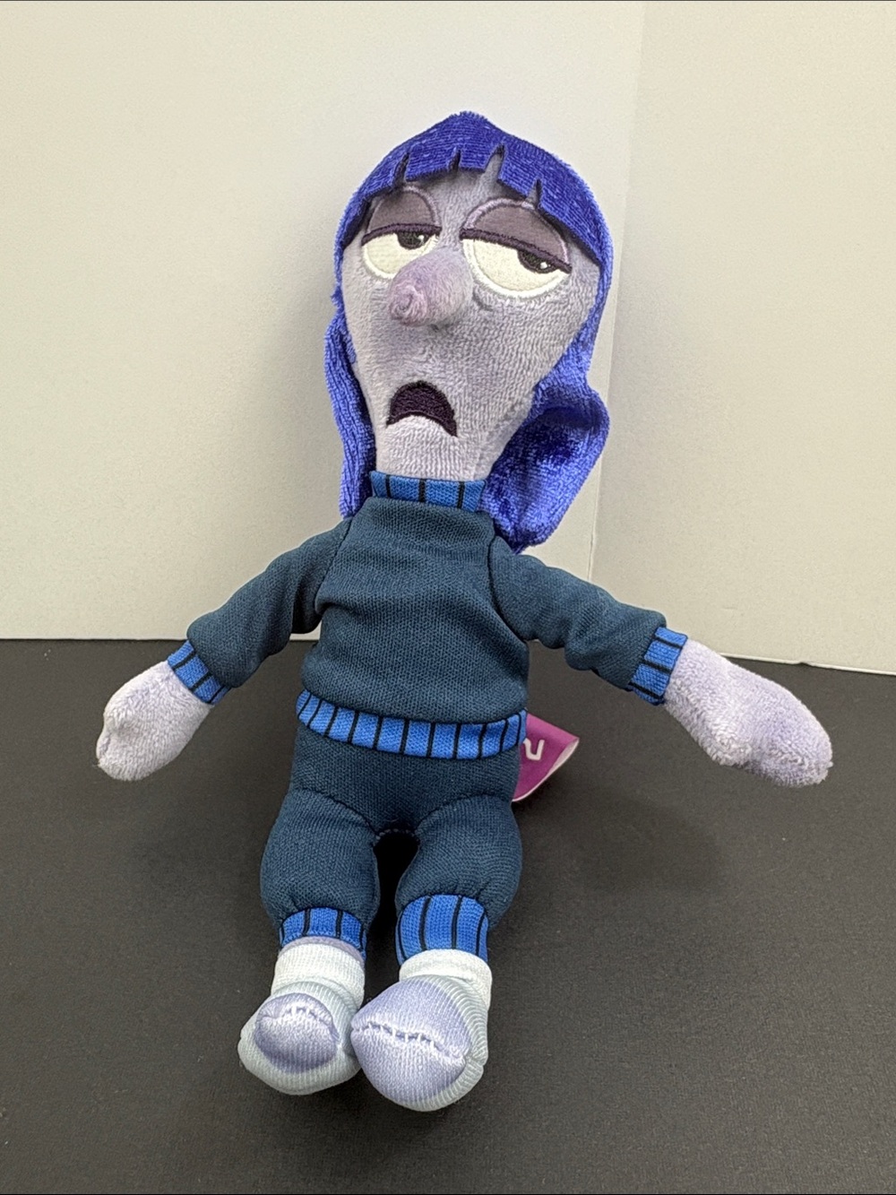 Disney Inside Out Ennui Shoulder Pal Plush Magnet Doll Hong Kong Disneyland